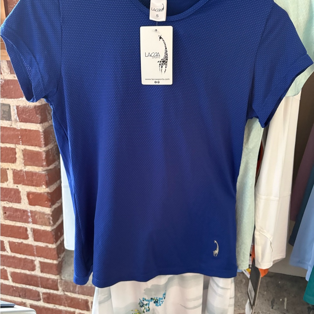 Lacoa sports Royal Blue Mesh Tee